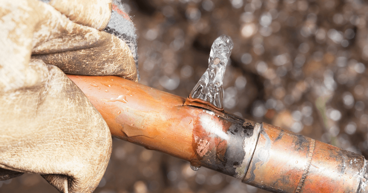 Localised pipe damage suitable for a potential repair